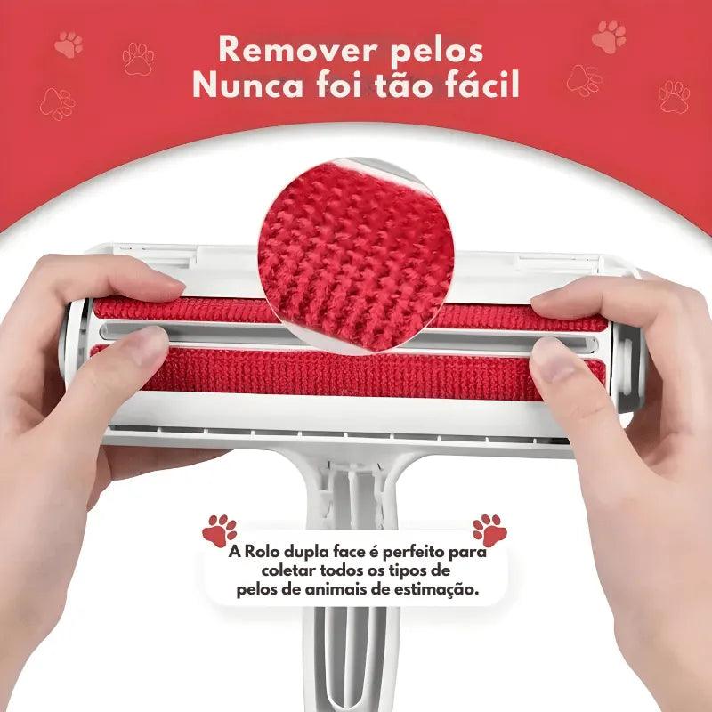 Removedor de pelos de gato e cachorro rolo