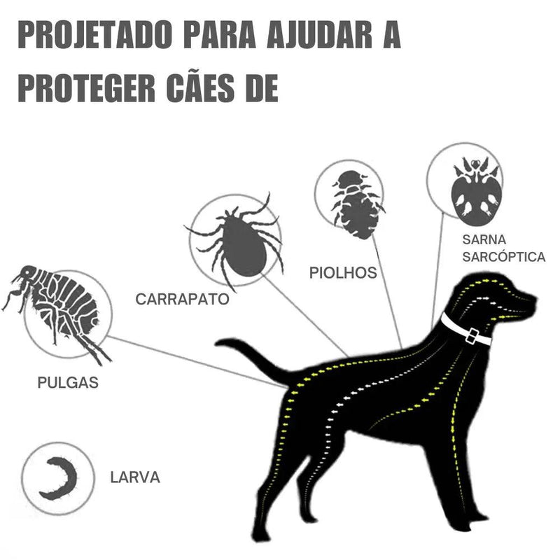 Coleira Dug's Antipulgas E Carrapatos