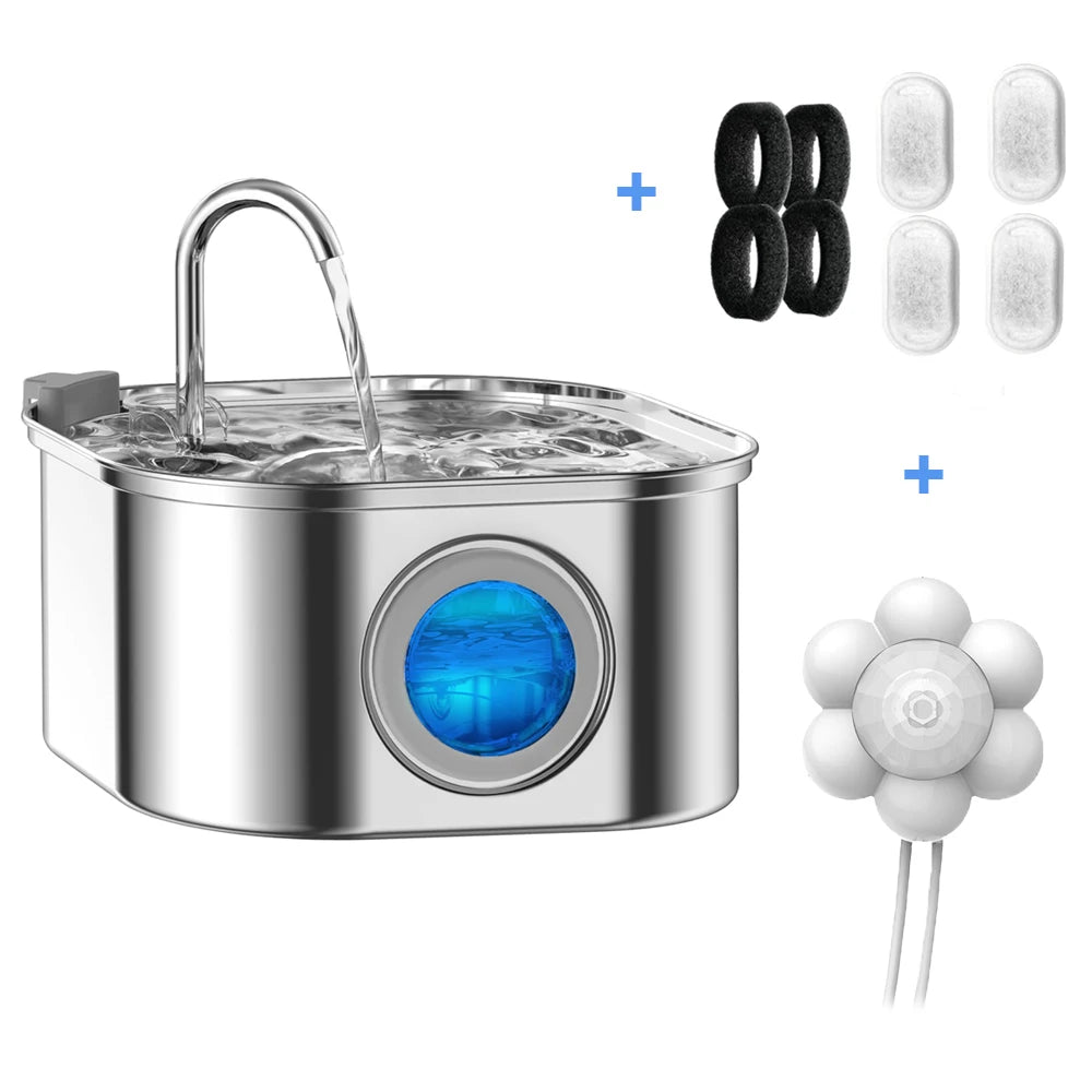 Bebedouro Inteligente de Aço Inoxidável 3,2L