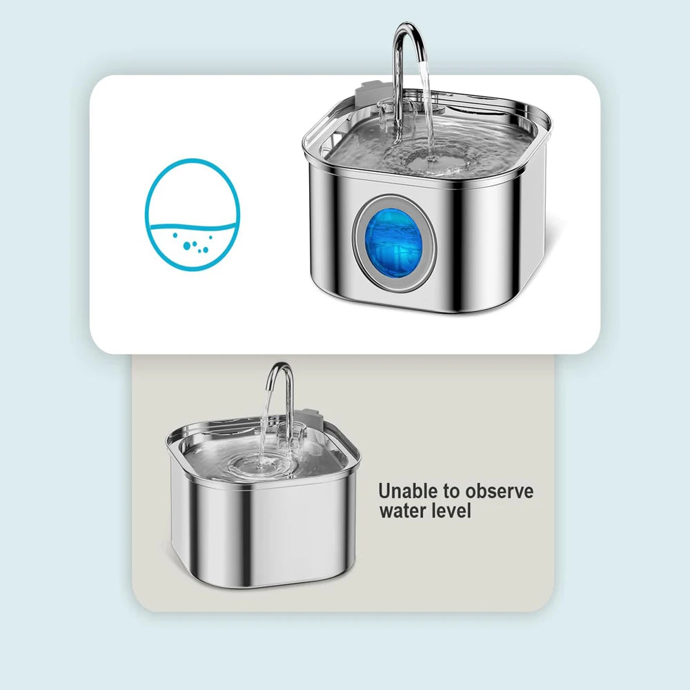 Bebedouro Inteligente de Aço Inoxidável 3,2L