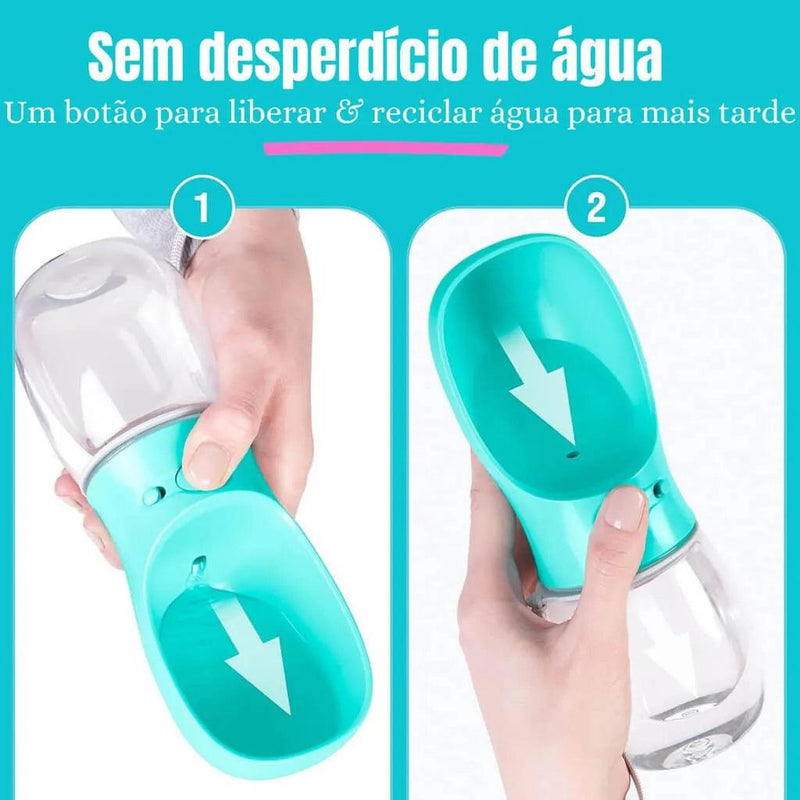 Garrafa de água cute para cães e gatos